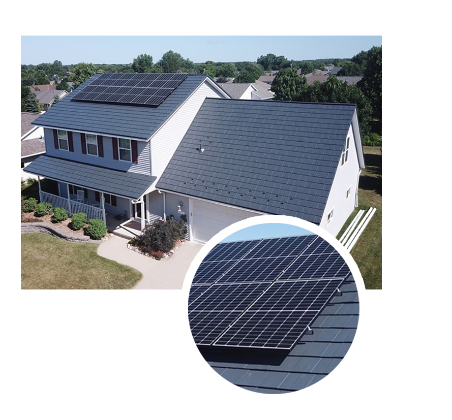 Solar Panels for Metal Roofs McCarthy Metal Roofing
